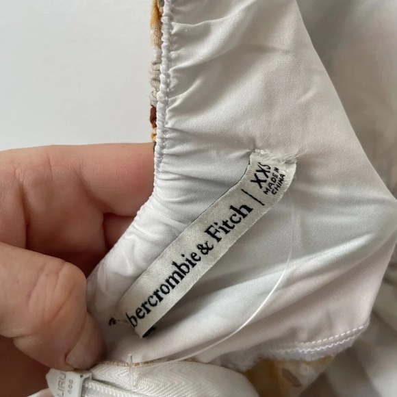 Abercrombie & Fitch Halter Keyhole Midi Dress Floral  Size XXS - Picture 7 of 8